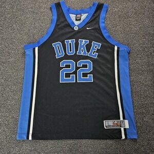 Vintage Nike Team Elite Duke Blue Devils Jersey Mens Large 2002 Jay Williams #22